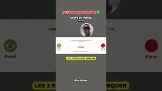 Miniature : Pronostic foot du Samedi 13 juin  2026 :  Brésil VS Maroc #football #pronodujour