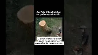 Miniature : Parfais,  il faut lâcher ce qui nous alourdit . #pourtoi