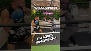 Miniature : BEST MOMENTS PADWORK [NIKO BOXING COACH] 🔥🥊 #boxingcoach #padworktraining