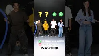 Miniature : Qui est l'IMPOSTEUR ? 😈 ft. Batzair, Jerezalto, Ju #short #impostor #dance