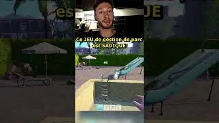 Miniature : Ce JEU de gestion de parc est SADIQUE ! #waterparksimulator  #gaming  #jeux  #indiegame #coop