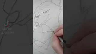 Miniature : Petit speed drawing de Nick Wilde et Judy Hopps (dispo également sur TikTok)