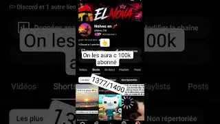 Miniature : Go les 100k un jour 😌😎👀🔥