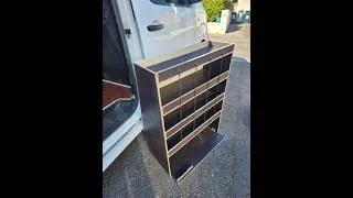 Miniature : Meuble de rangement sur mesure avec batterie auxiliaire pour Citroën Jumpy