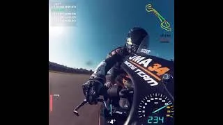 Miniature : on board gsxr at nogaro #racing #superbike #suzukigsxr