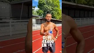 Miniature : 4x400M en moins de 1’ ? 👀 #run #course #running #athletics #trackandfield