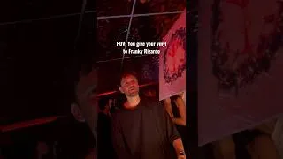 Miniature : POV: You give your vinyl to Franky Rizardo #frankyrizardo #vinyl #dj #techhouse