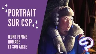 Miniature : Portrait de femme nomade sur Clip Studio Paint