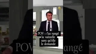 Miniature : On veut juste un peu de reconnaissance 🤣 #memefrançais #meme #lol  #humour #macron #menage #couple