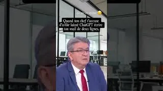 Miniature : En vrai, ton chef avait raison... #gpt #chatgpt #meme #memefrancais #politique #mélenchon #France