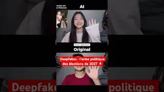 Miniature : Deepfakes : l’arme politique des élections de 2027 🇫🇷 #ia #deepfake #election #politique