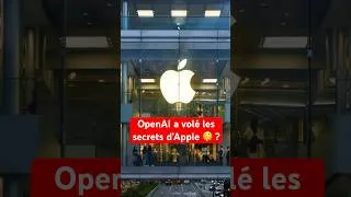 Miniature : OpenAI a volé les secrets d’Apple 🤫 ? #apple #iphone #openai #chatgpt #tech