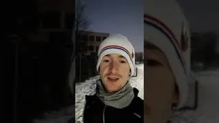 Miniature : reprise de l'entraînement sous la neige #shorts