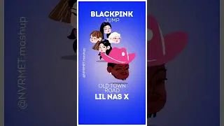 Miniature : JUMP x OLD TOWN ROAD - Drop 2 songs that should never meet next 👇 #mashup #blackpink #lilnasx