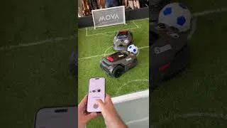 Miniature : Quand un robot tondeuse MOVA joue au foot #shorts