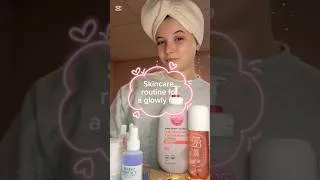 Miniature : Skincare routine for a glowly face 🧖‍♀️🫧 #vlog #skincare #skincareroutine #glowingskin