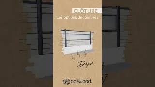 Miniature : Les lames décoratives de clôture Ocewood !