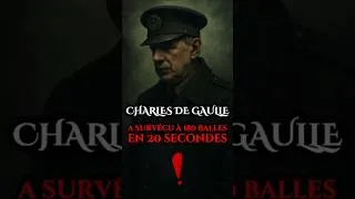 Miniature : 😳De Gaulle a survécu à une pluie de balles… Tu vas pas croire comment 😱🔥 #histoire #mystère #france