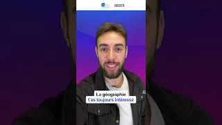 Miniature : #shorts Orientation #11 : Les métiers de la Géographie