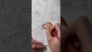 Miniature : 🐶 Rouky / 🖍️ Prismacolor #coloriage #coloring #disney #coloriagepouradulte #colour