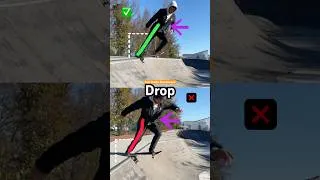 Miniature : FAIS ÇA pour apprendre DROP ✅ #skateboard ​⁠#fail #skateboarding #tutorial #skater #thrasher