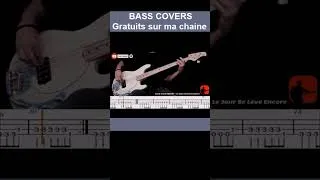 Miniature : Jean Louis AUBERT - Le jour se lève encore(live) - **BASSCOVER(143)** Tablature dynamique #shorts