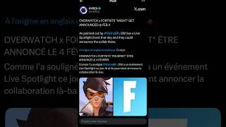 Miniature : FORTNITE X OVERWATCH ! #fypシ #pourtoi #fortnite #overwatch #overwatch2 #blizzard #epicgames #gaming