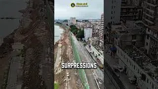 Miniature : Quand l’eau attaque, voici la réponse du génie civil 😮 #shorts