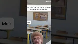 Miniature : Quand je fais sa le/la prof me regarde bizarrement 😭🤣