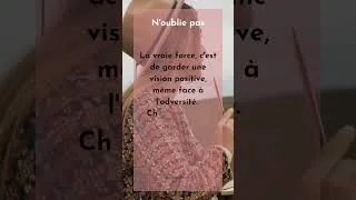 Miniature : Notre capacité à maintenir une attitude positive malgré les obstacles fait la différence. #positive