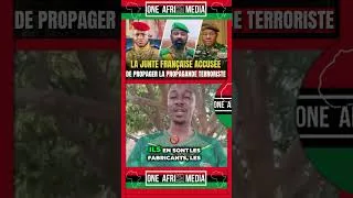 Miniature : LA JUNTE FRANÇAISE ACCUSÉE DE PROPAGER LA PROPAGANDE TERRORISTE #afrique #geopolitique #aes #sahel