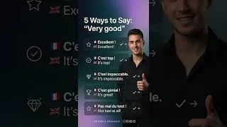 Miniature : 5 French Phrases That Sound Actually Good #french #shorts #viral