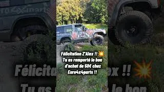 Miniature : 🔥Résultats du jeu concours 🎁Félicitation Z'Alex !! 🎁🙏#jeuconcours #4x4 #offroad #pourtoi