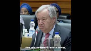 Miniature : L'Afrique doit être une priorité, affirme le chef de l'ONU