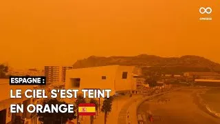 Miniature : Une fine couche de sable teint le ciel d'Espagne