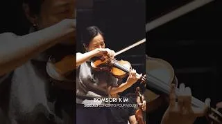 Miniature : Bomsori joue le concerto pour violon de Sibelius #classicalmusic #musiqueclassique #violin #violon