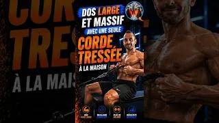Miniature : 💥 Dos Large à la Maison: 1 Seule Corde de Tirage Suffit !