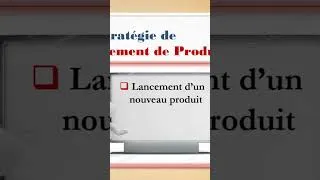 Miniature : #bac2023 📢 Stratégie de Développement de Produits 👉 Politique de Gamme👌💯 #stratégie