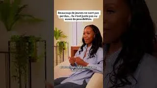 Miniature : Beaucoup de jeunes ne sont pas perdus, ils n'ont juste pas vu assez de possibilités #shortsvideo