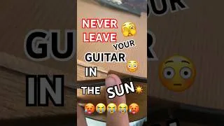 Miniature : Heat DESTROYED This Acoustic Guitar! 😱 Maton SRS808 Bridge & Binding Failure