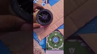 Miniature : Comment fabriquer une roue de voiture (LAMBORGHINI) en carton #bricolage #automobile #diy #carton