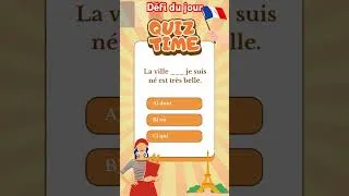 Miniature : Défi du jour : Testez votre niveau en français. #quiz #learnfrench #تعلم_الفرنسية #français #explore