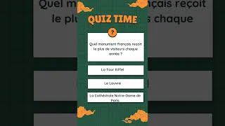 Miniature : Connaissez-vous VRAIMENT la culture française ? 🤔🇫🇷  #CultureFrançaise #YouTubeShorts #QuizFrançais
