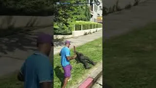 Miniature : 🔪 🔥Attaque à la machette…😈 #gta #fyp #shorts #gtaonline #funny #reels #viral