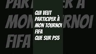 Miniature : Tu veux participer à mon tournoi  sur FIFA￼ #edit #shorts  #football #ligue1 #foot #football #