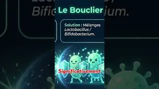 Miniature : Microbiote et Immunité  Bouclier Naturel! 🛡️🍏 #complémentsalimentaires #science #enzymologie