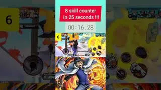 Miniature : 8 SKILL COUNTER IN 25 SECONDS WITH SABO EX !! #opbr #anime #opbryt #onepiecebountyrush #onepiece