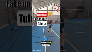 Miniature : badminton les amortis de P10 👉 tutorial #badmintonfrance #amorti #badminton