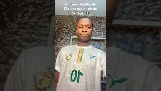 Miniature : Maillot de l’équipe nationale du Sénégal #ballondor #liguedeschampions #messi #football #senegal