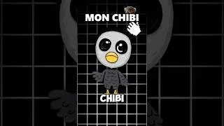 Miniature : J'AI CREER MON CHIBI ! #shorts #short #chibi #personnage